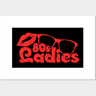 80s ladies red distressed sunglasses Posters and Art